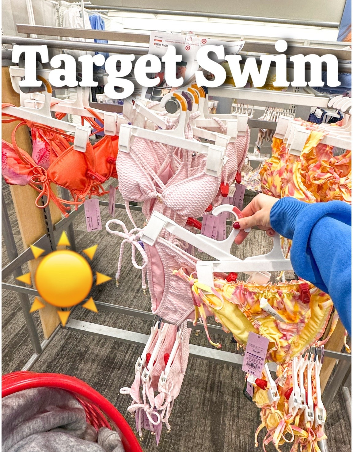 So cute😍 Comment SHOP to receive a link to these swimsuits☀️ #target #targetfinds #targetfashion #shopping #comeshopwithme 