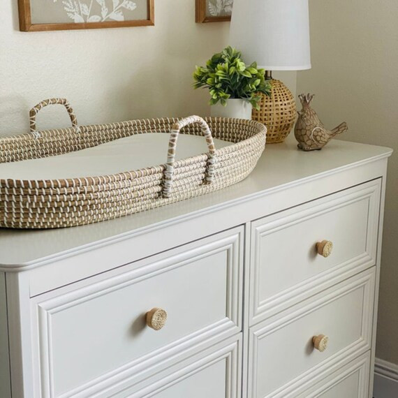 Lovely Baby Changing Basket Handmade Seagrass Rattan Change | Etsy | Etsy (US)