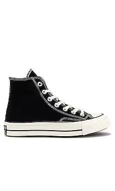Converse Chuck 70 Hi Sneaker in Black & Egret from Revolve.com | Revolve Clothing (Global)