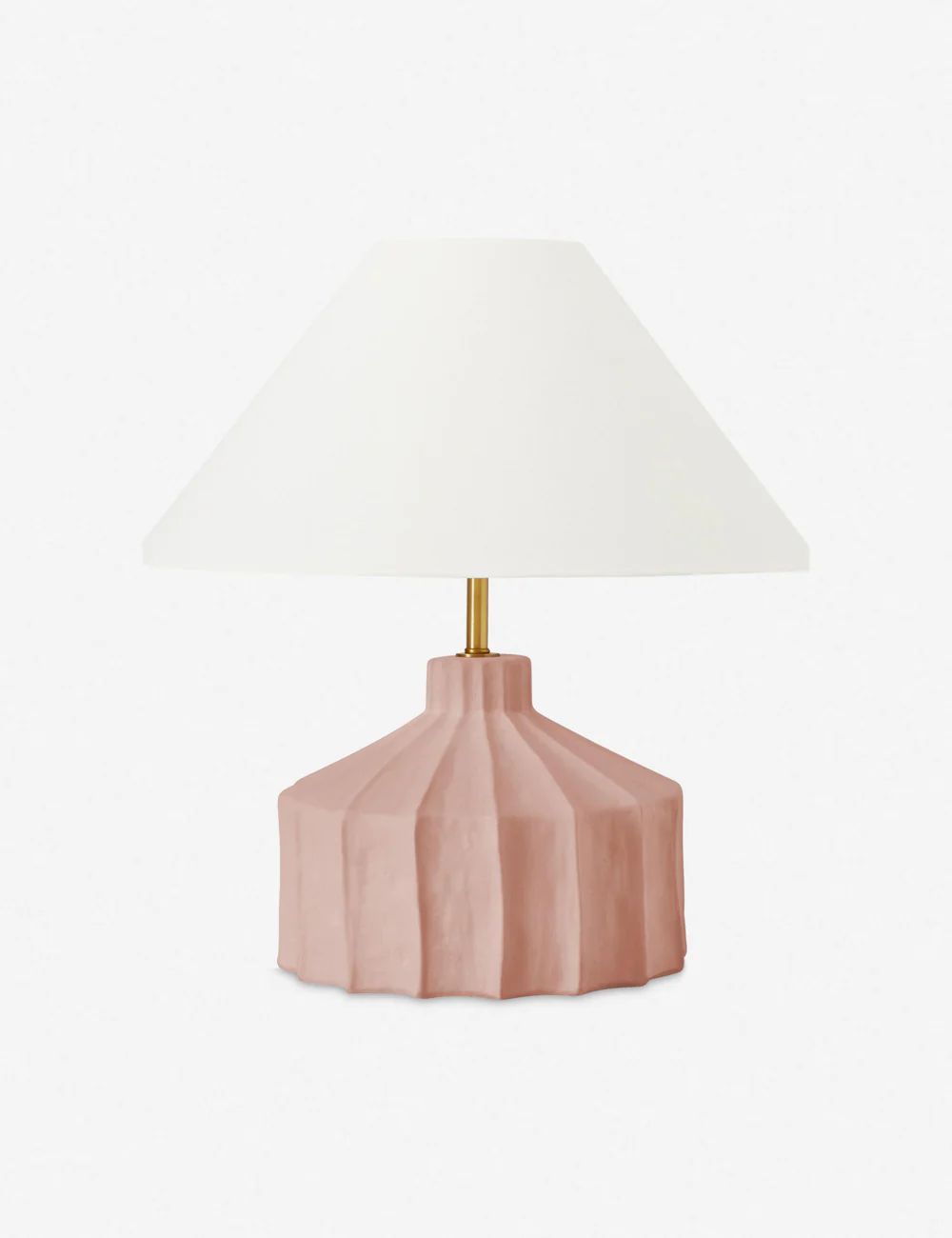 Veneto Table Lamp by Kelly Wearstler, Dusty Rose Medium | Lulu and Georgia 