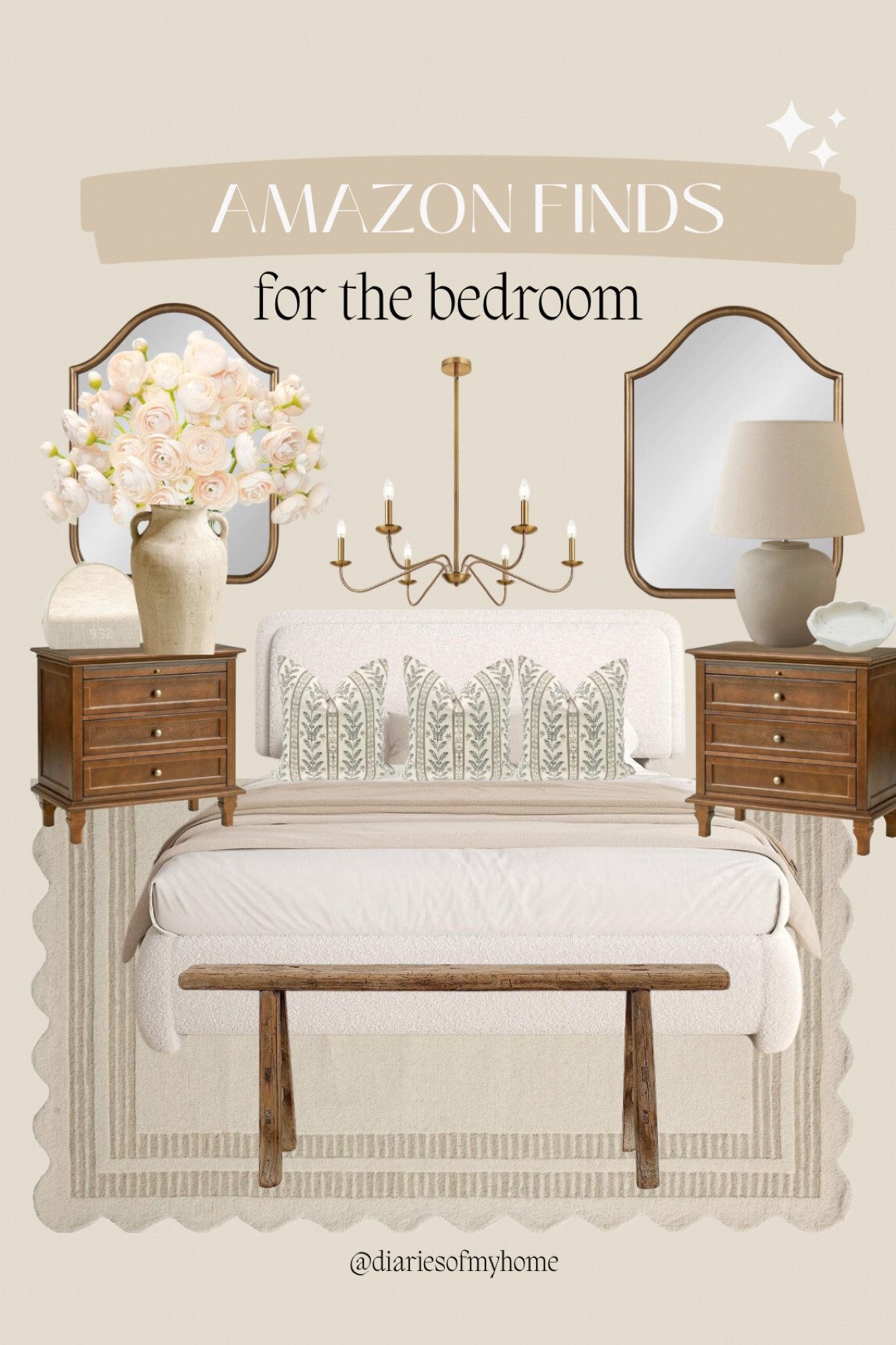 Amazon Finds For the Bedroom #amazon

#amazonbedroom #bedroom #primarybedroom #guestbedroom #roomdecor #bedroomfurniture #amazonhome #amazonfinds #amazoninspo #moodboard #styleboard #homeidea #roomideas #roominspo #organicmodern #neutralbedroom #cozybedroom #bench #bed #mirror #nightstand #wood #interiors 

#LTKHome #LTKFindsUnder100 #LTKFindsUnder50