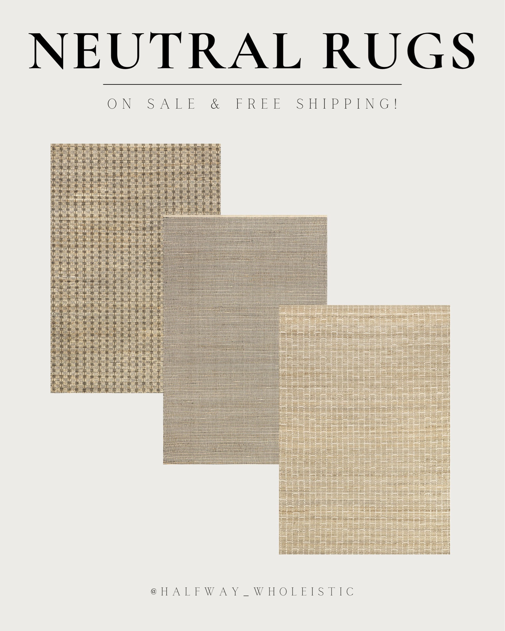 Natural fiber rugs on sale & free shipping! 

#LTKhome #LTKHoliday #LTKsalealert