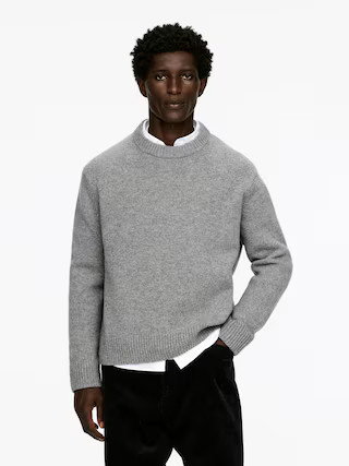 Heavy Knit Wool Jumper | Arket UK