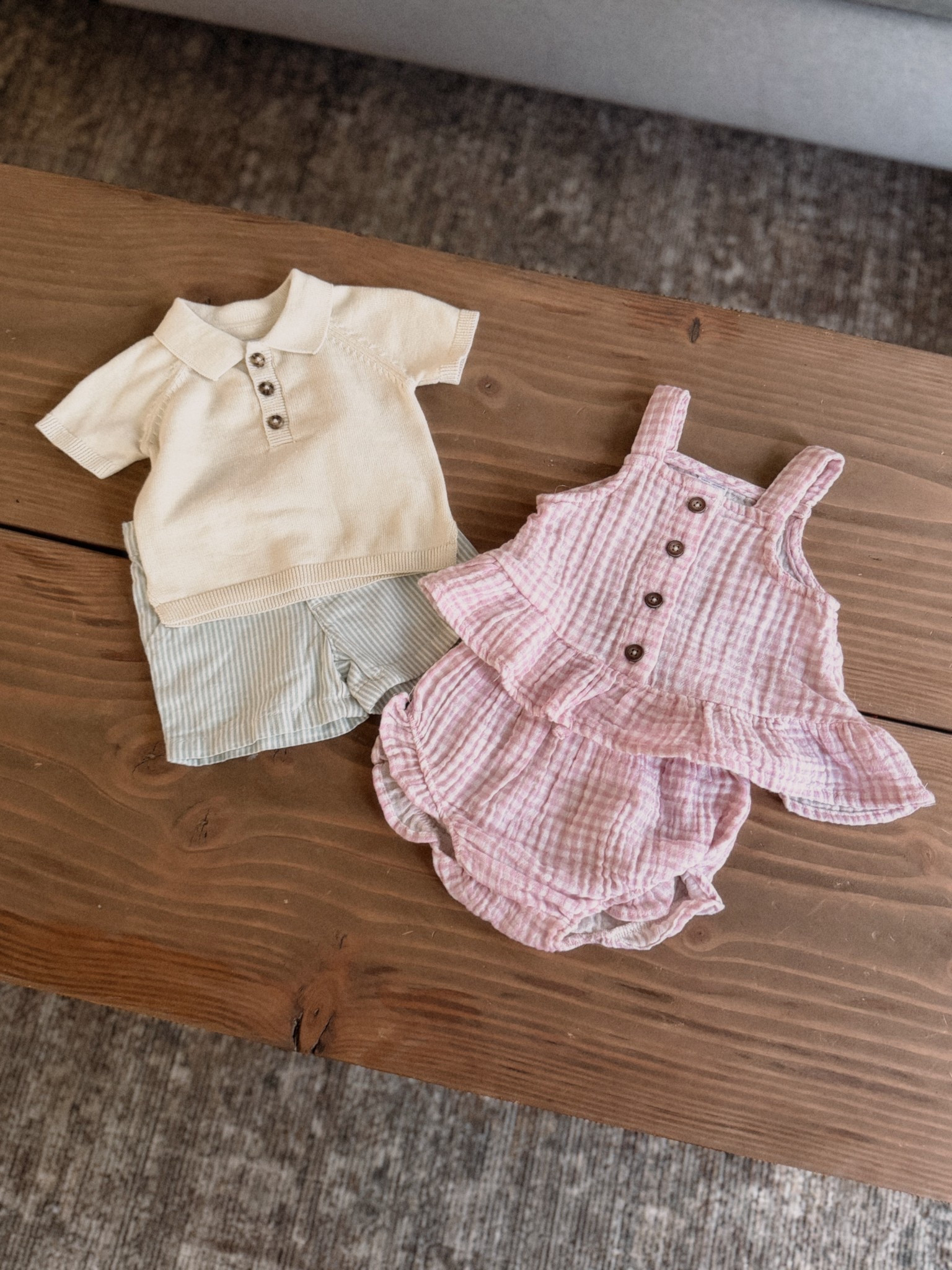 The cutest baby outfits for baby boy or baby girl - perfect for spring and Easter! I bought these for our gender reveal for baby #2 - had my neighbor peek at our results and wrap up the right one!!! 

#LTKBaby #LTKmomlife