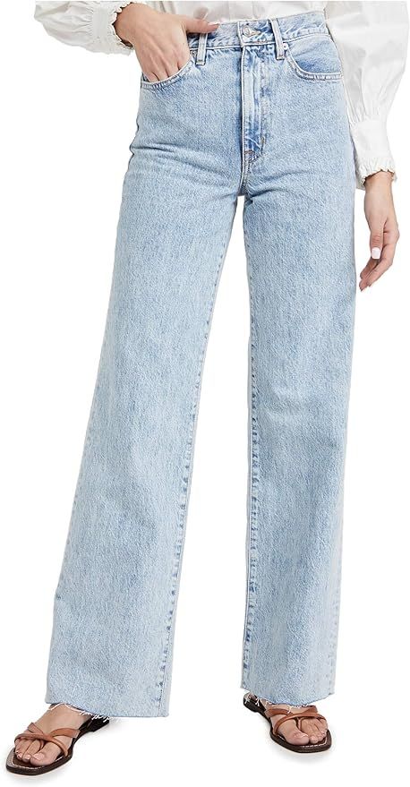 SLVRLAKE Women's Grace High Rise Wide Leg Jeans | Amazon (US)