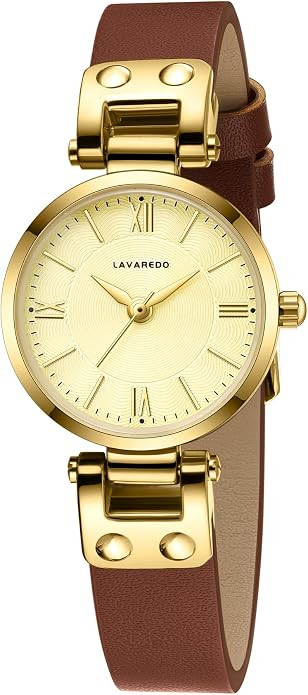 BEN NEVIS Watches for Women Elegant Classic Small Gold Leather Wrist Watch | Amazon (US)