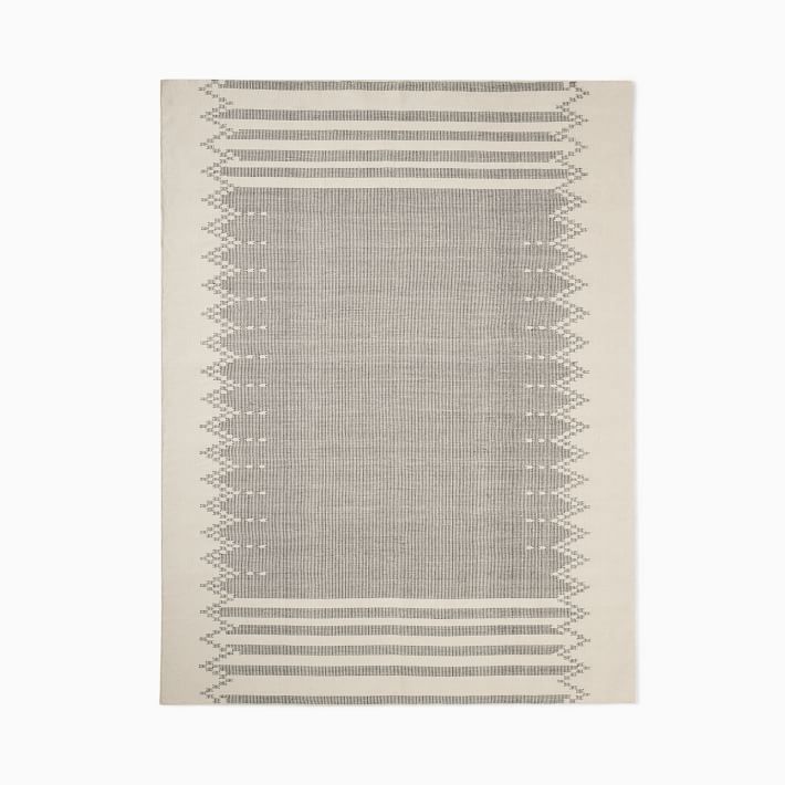 Spliced Border Indoor/Outdoor Rug | West Elm (US)