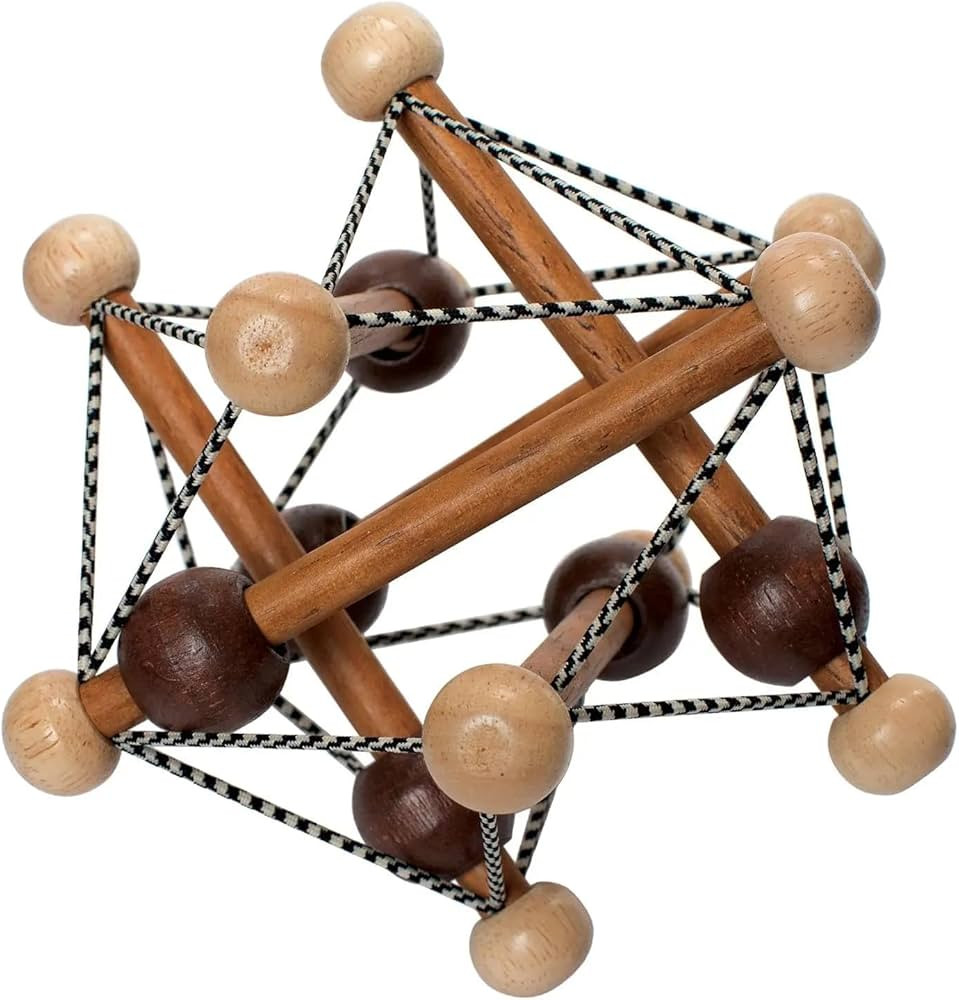 Manhattan Toy Artful Skwish Wooden Baby Rattle and Motor Skill Activity Toy for Infants and Toddl... | Amazon (US)