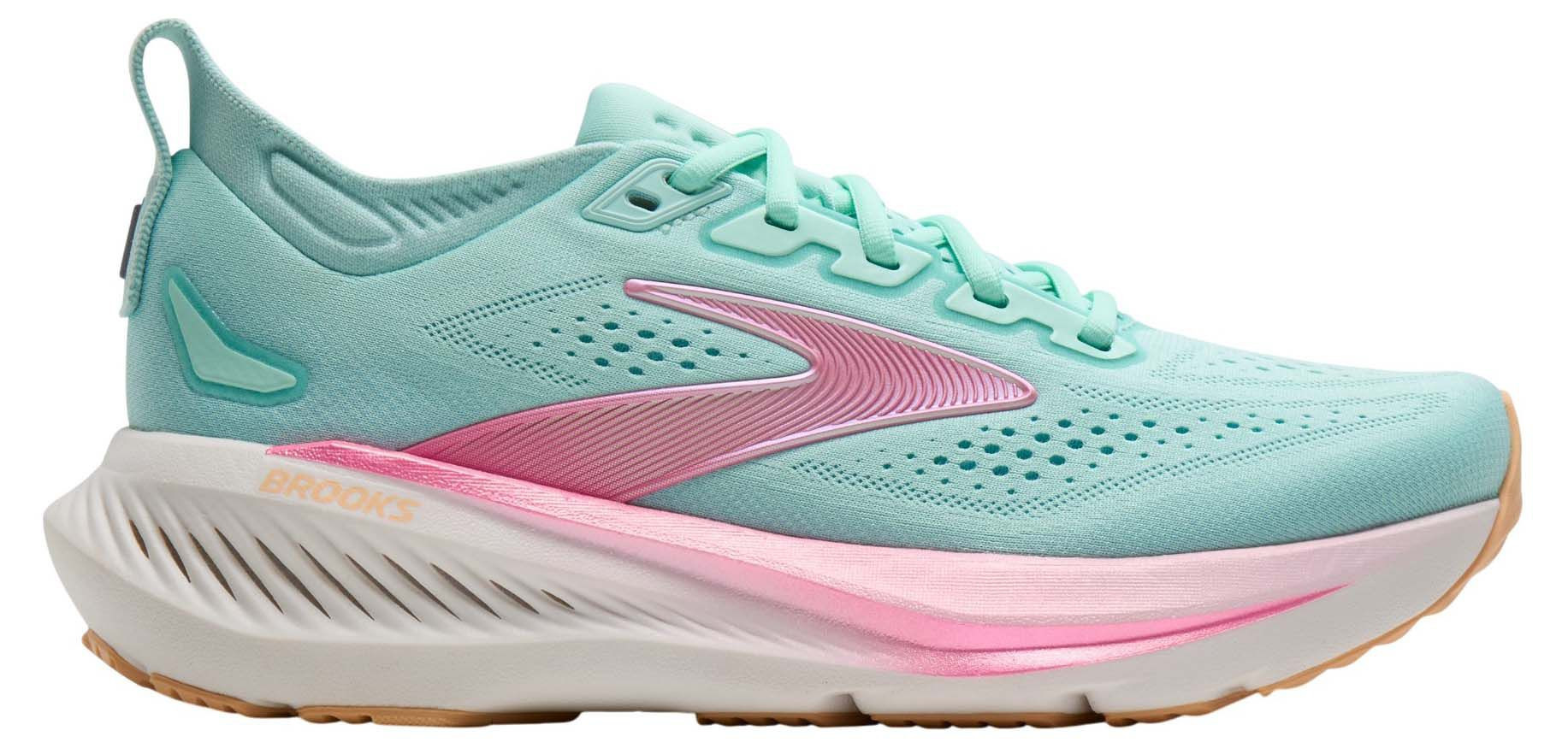 Brooks Women's Glycerin 23 'Empower Her' Running Shoes, Size 7.5, Aqua/Pink/Peach | DICK'S Sporting Goods