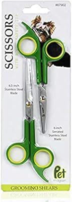 Pet Grooming Scissors (Pack of 2) Made of Japanese Stainless Steel, Lightweight, Strong and Durab... | Amazon (US)