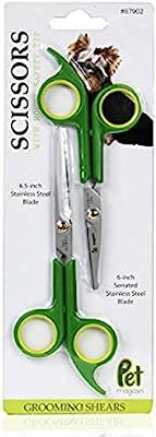 Pet Grooming Scissors (Pack of 2) Made of Japanese Stainless Steel, Lightweight, Strong and Durab... | Amazon (US)