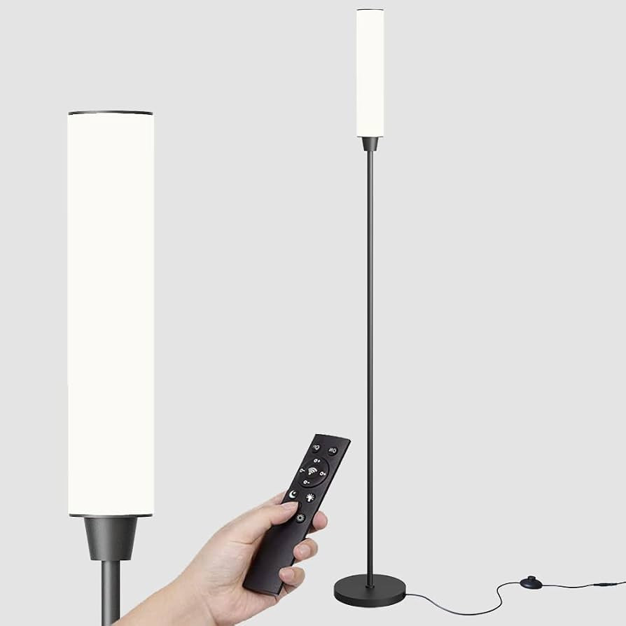 Floor Lamp with Remote Control,Bright Floor Lamps for Living Room/Bedroom/Office, Stepless Adjust... | Amazon (US)