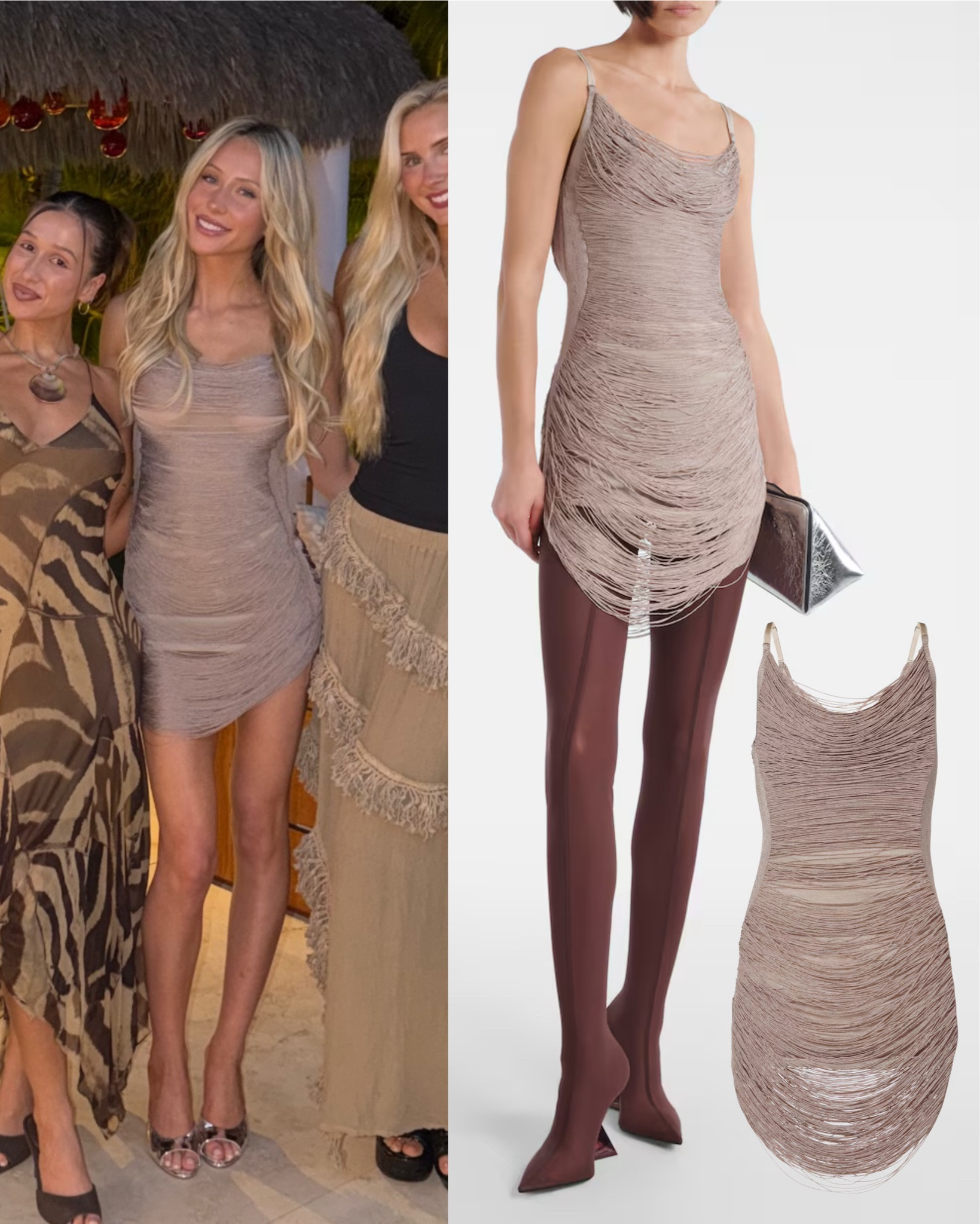 Alix Earle wears this alluring all-over fringe mini dress from The Attico 

#LTKHoliday #LTKootd #LTKGiftGuide