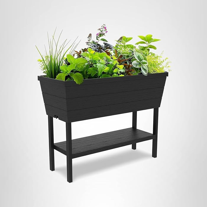 Keter Urban Bloomer 12.7 Gallon Raised Garden Bed and Outdoor Herb Garden Planter with Self Water... | Amazon (US)