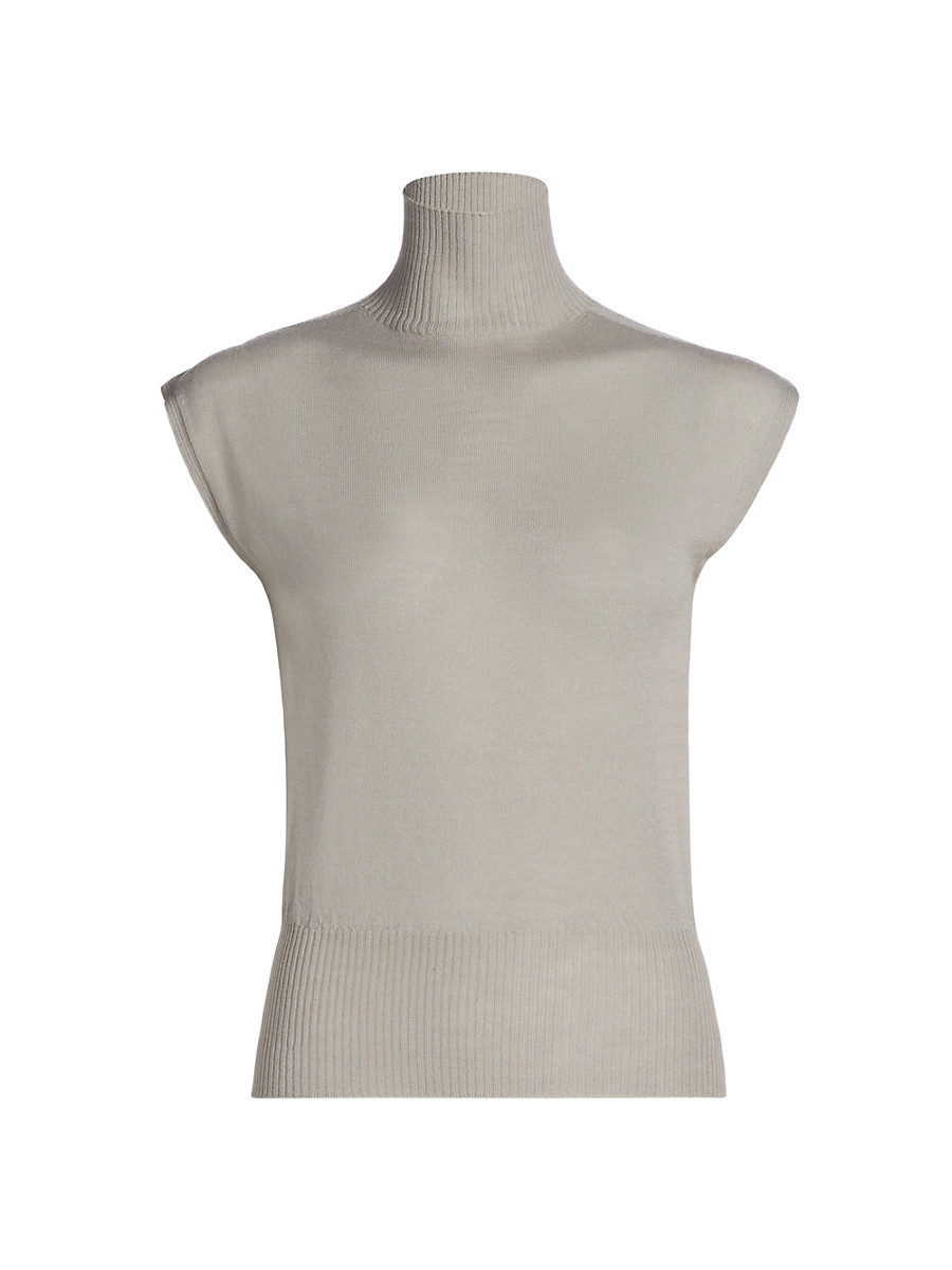 Women's SL Turtleneck Knit Top - Pearl - Size XL | Saks Fifth Avenue