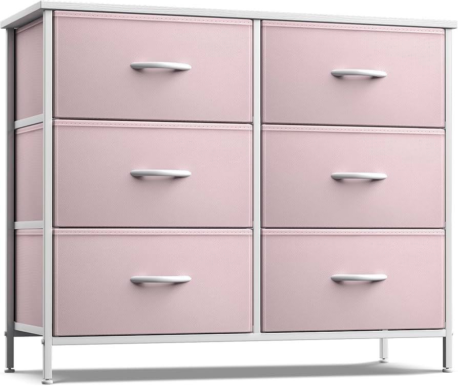 Sorbus Dresser with 6 Drawers - Furniture Storage Tower Unit for Bedroom, Hallway, Closet, Office... | Amazon (US)