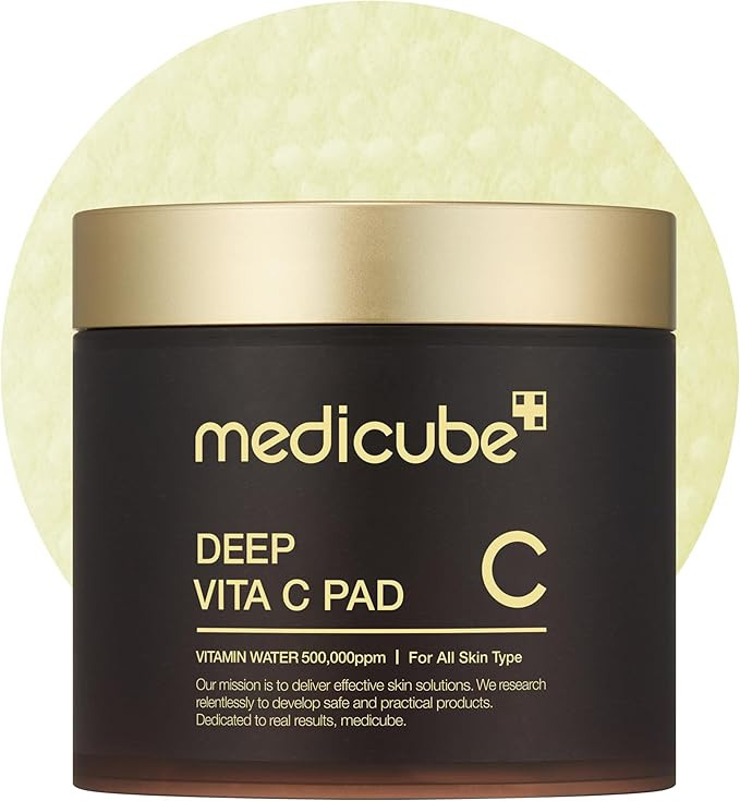 Medicube Deep Vita C Facial Pads, Vitamin C Toner Pads for Uneven Skin Tone, 500,000PPM of Vitami... | Amazon (US)