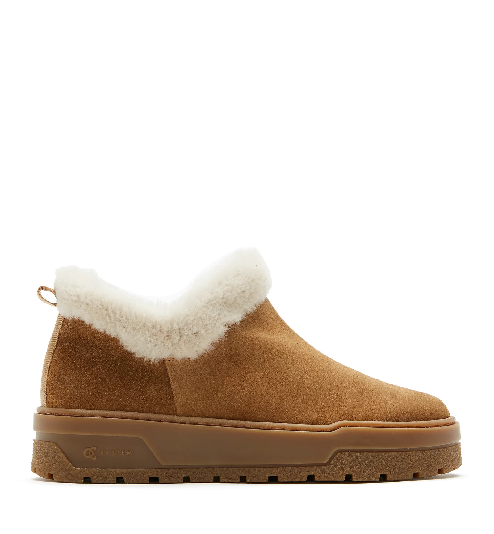 LUGANO SHEARLING LINED SUEDE BOOTIE | La Canadienne