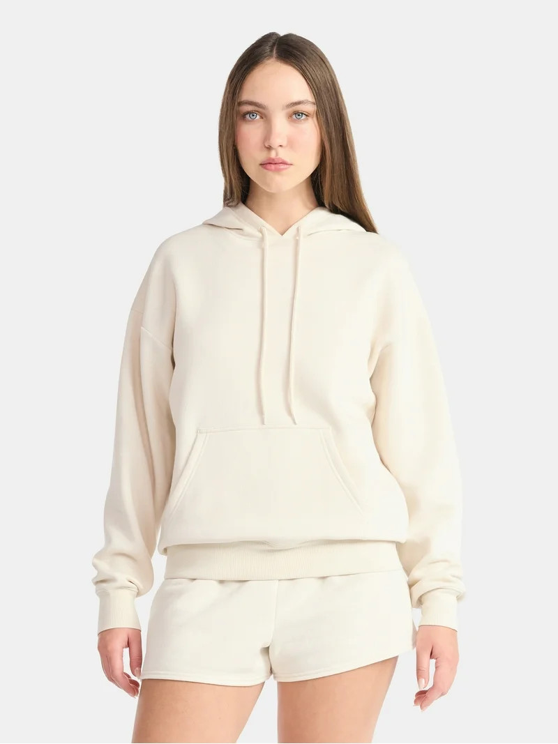 No Boundaries Essential Fleece Hoodie, Women's | Walmart (US)