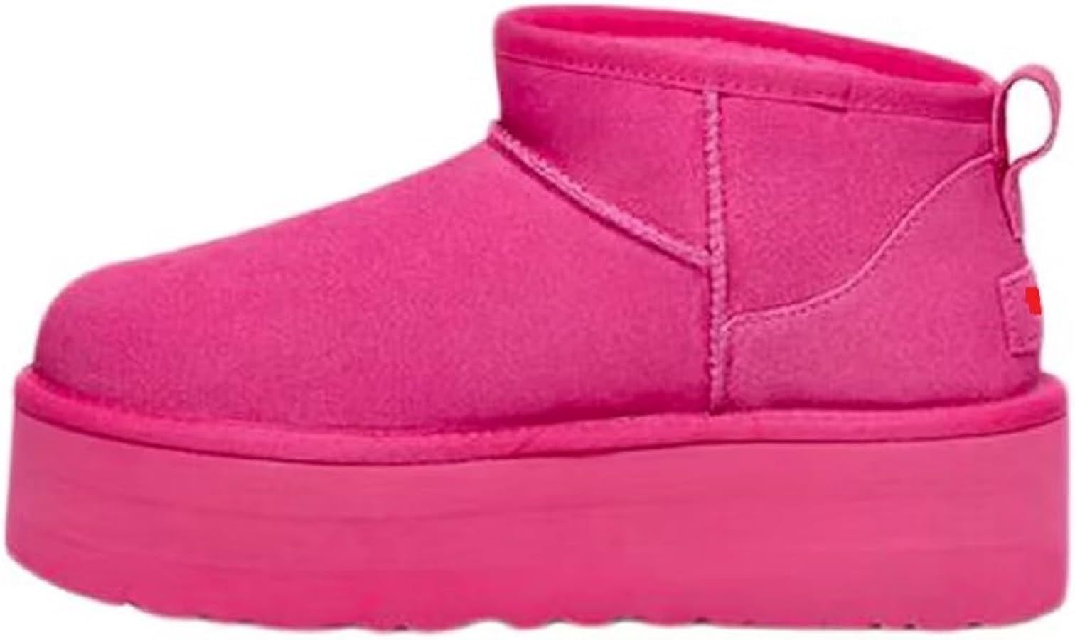Shoes8teen Platform Mini Boot For Women Short Ankle Boot Fur Fleece Lined Sneakers Classic Ultra ... | Amazon (US)
