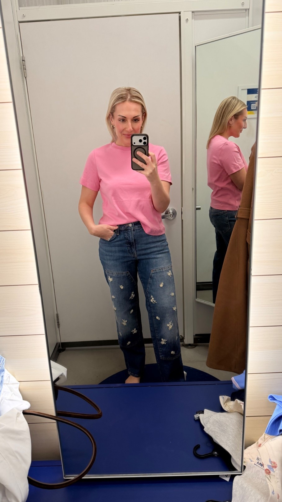 Going to need this tee in every single color! Thick 100% cotton — comparable to my $40 Aritzia version! And this denim speaks for itself🌸

Spring | Old Navy | Mom style 

#LTKSaleAlert #LTKootd