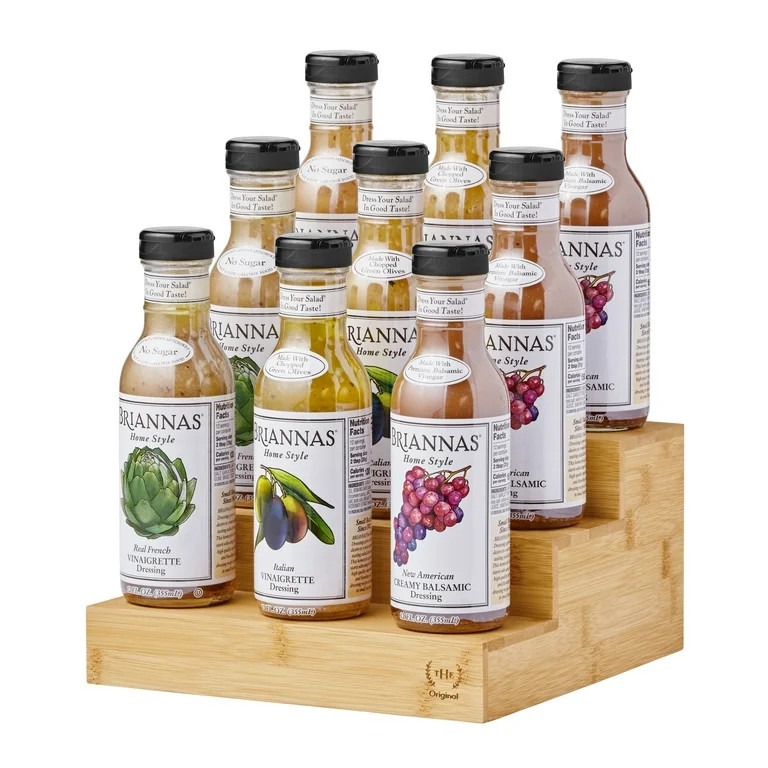 The Home Edit 3 Tier Bamboo Riser, Set of 2 | Walmart (US)