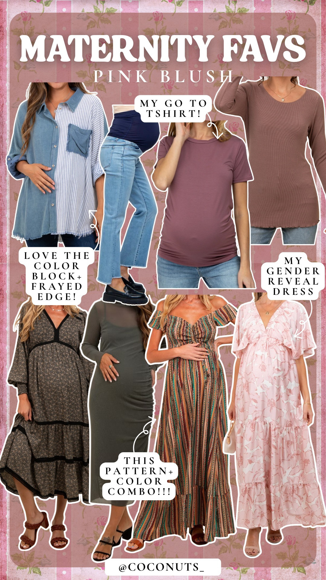 My Pink Blush Maternity Favs! Love how comfy, cute, and practical these are! 

 #LTKSaleAlert #LTKBaby #LTKBump