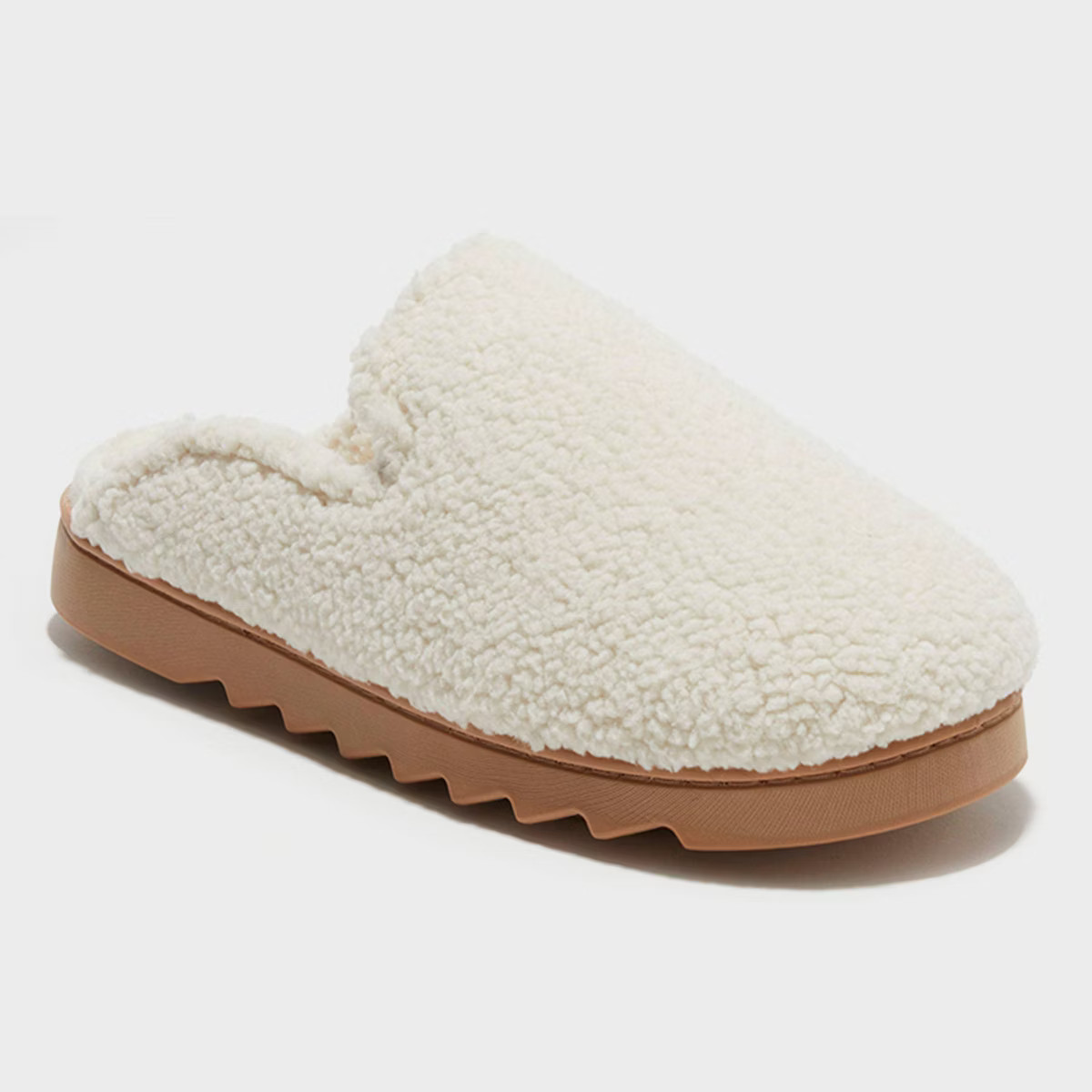 dluxe by dearfoams Women's Saffron Teddy Scuff Slippers | Target