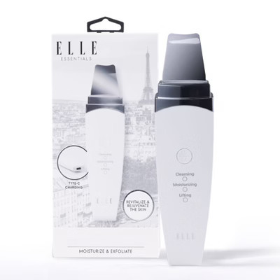 ELLE Ultrasonic Exfoliating Skin Spatula – Deep Pore Cleansing & Skin Renewal Tool | Target