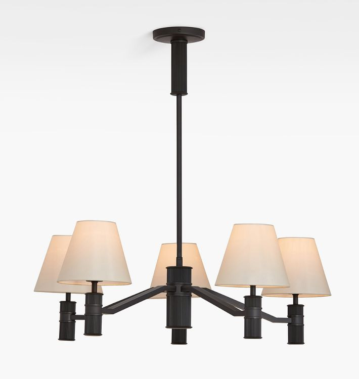 Rigdon 27-3/4" 5-Arm Chandelier | Rejuvenation