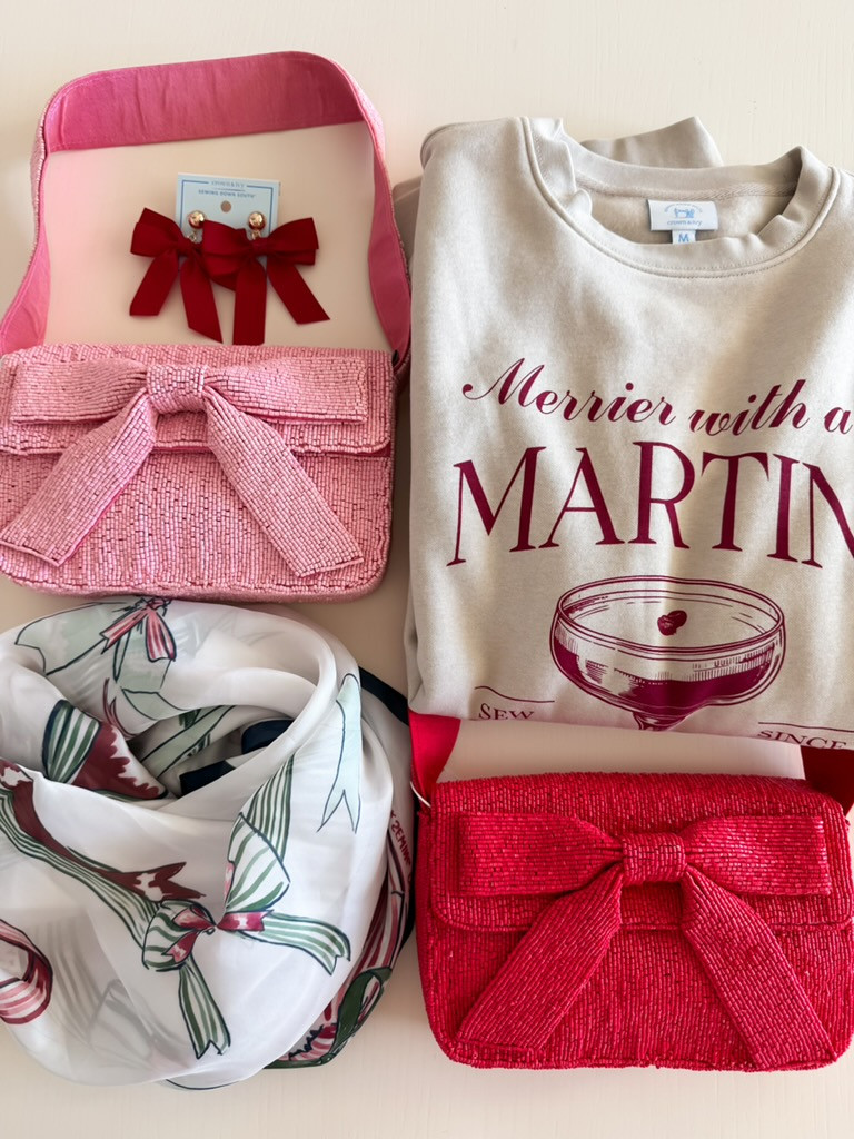 Now all I need is a red lip 🎀💋
Holiday hosting mode: on. From the tree to the table, I’ve been decorating, baking, and adding touches of the Sewing Down South x @belk holiday collection throughout our home (limited time launch 10.27) - soft holiday colors, pretty bows, and all the Southern charm that makes this season feel so special.
The clothing and accessories are just as beautiful - elegant, festive, and perfect for a little sparkle while hosting at home. ✨  #BelkPartner 

 #LTKGiftGuide #LTKHoliday #LTKSeasonal