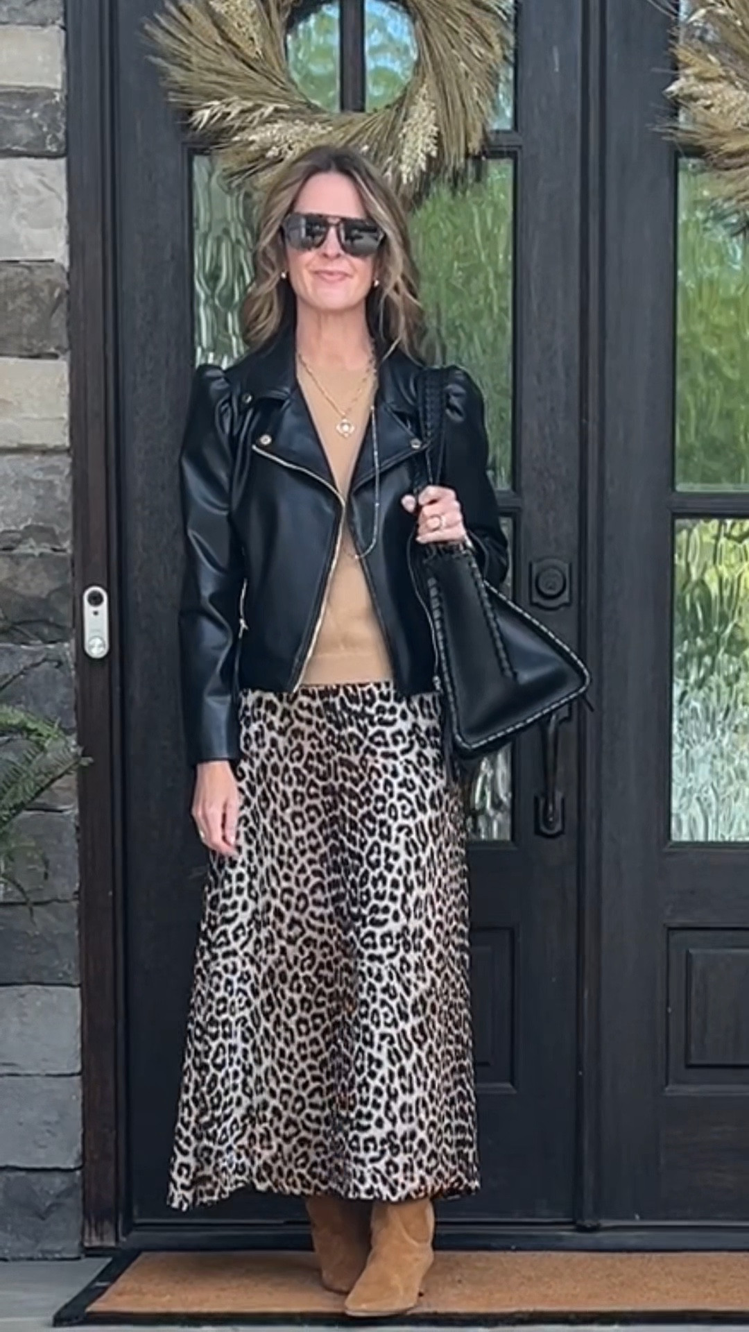 Boots to sneakers. Day to night look with my all time favorite leather jacket.

These joggers are the best I’ve found.

#LTKStyleTip #LTKOver40 #LTKWorkwear