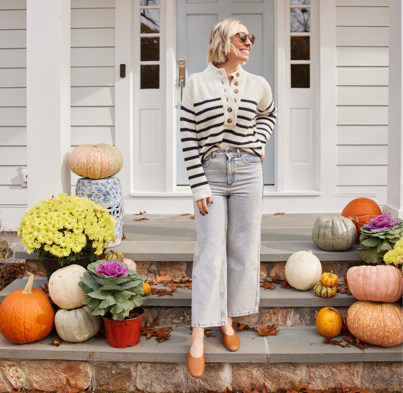 Fall stripes 

#LTKHolidaySale #LTKSeasonal