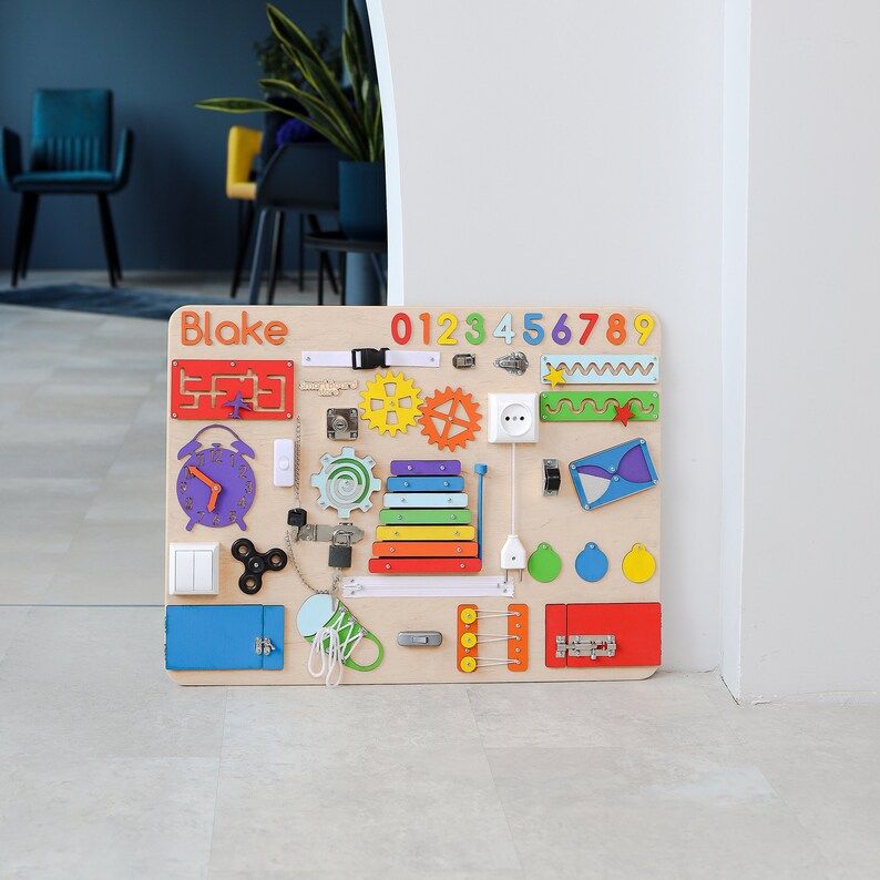 Custom Busy Board for Toddler Montessori Educational Sensory - Etsy | Etsy (US)