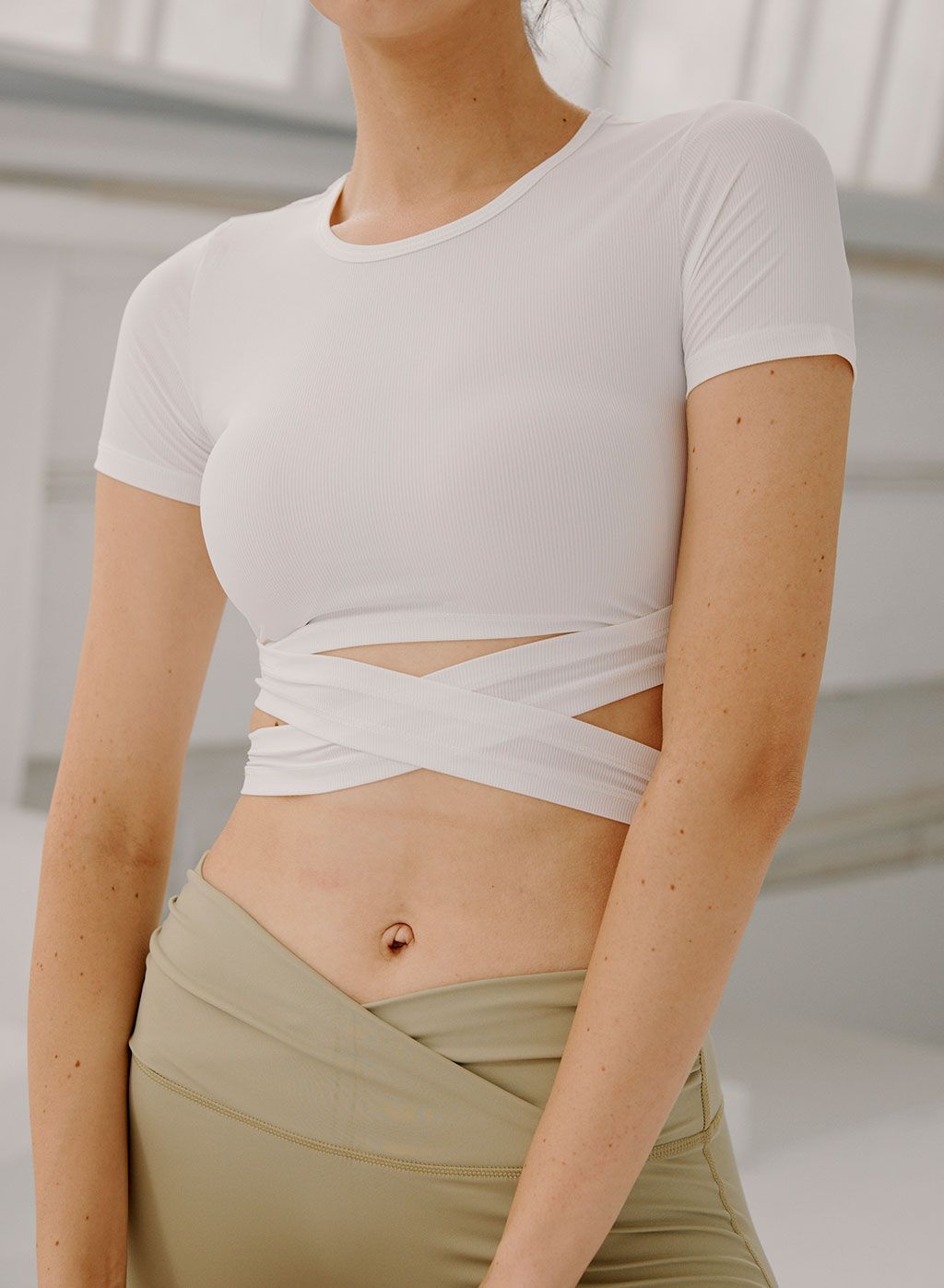 Fitness Ribbed Crop Top | NAP Loungewear