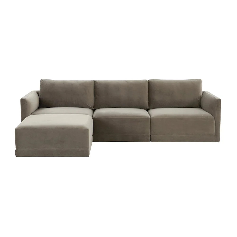TOV Furniture Willow Taupe Modular Sectional | Walmart (US)