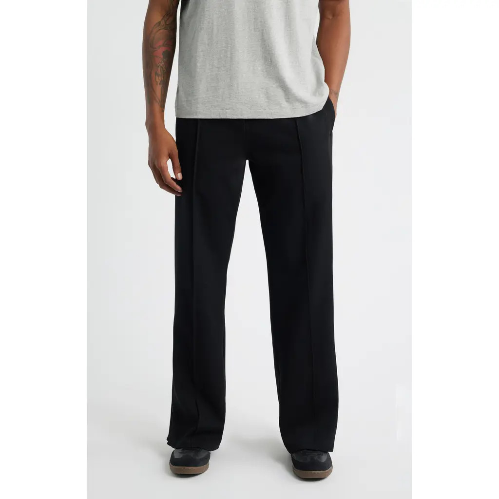 SANTO STUDIO Notte Knit Track Pants in Black at Nordstrom Rack, Size Small | Nordstrom Rack