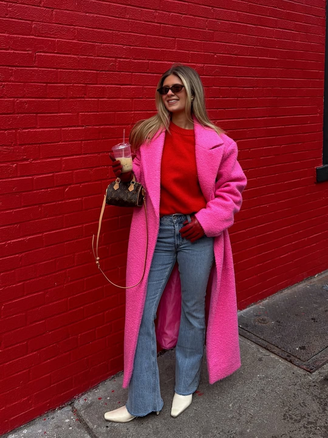 every valentine’s day this pink trench makes its appearance 💞