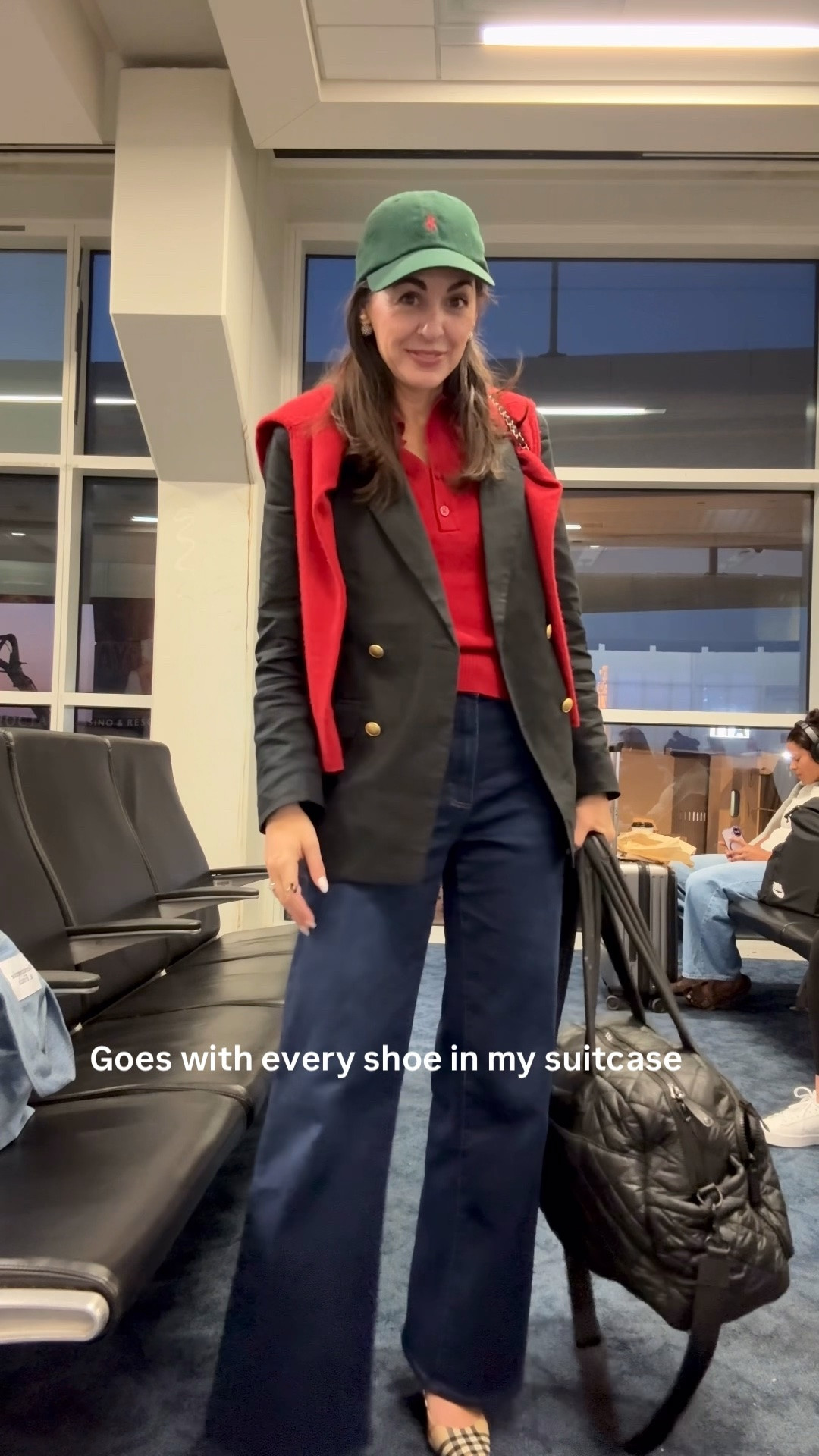 These are the jeans that survived two weeks Italy and every trip I took without stretching out. 

Love this new dark wash for dressier travel or business casual looks. UAE promo code to sang a pair in your size 

CLOSETCHOREO15