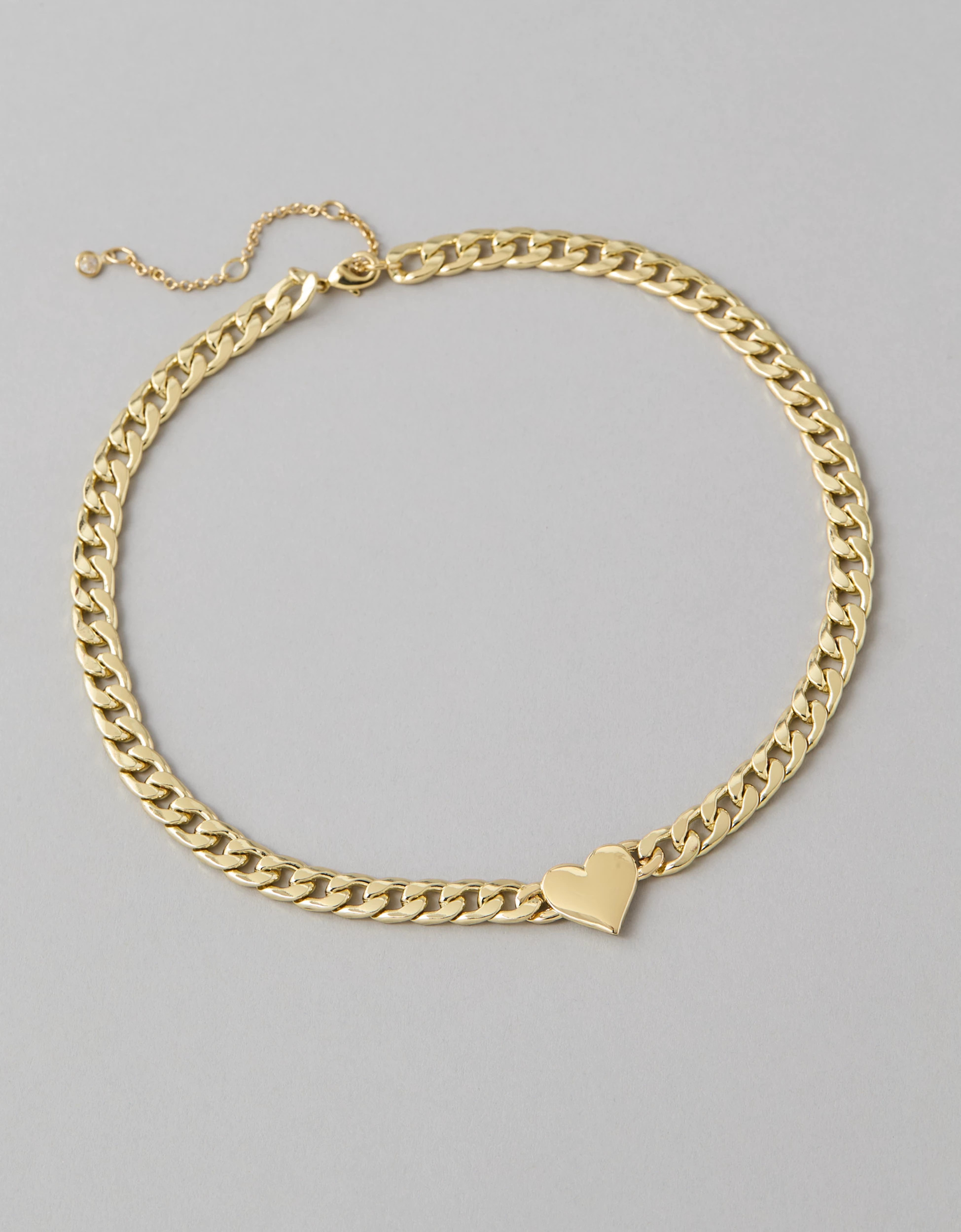 AEO Heart Chain Necklace | American Eagle Outfitters (US & CA)