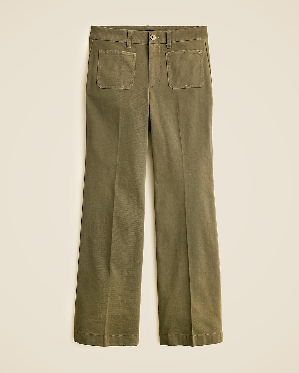 Charley kickout cropped pant in chino | J. Crew US