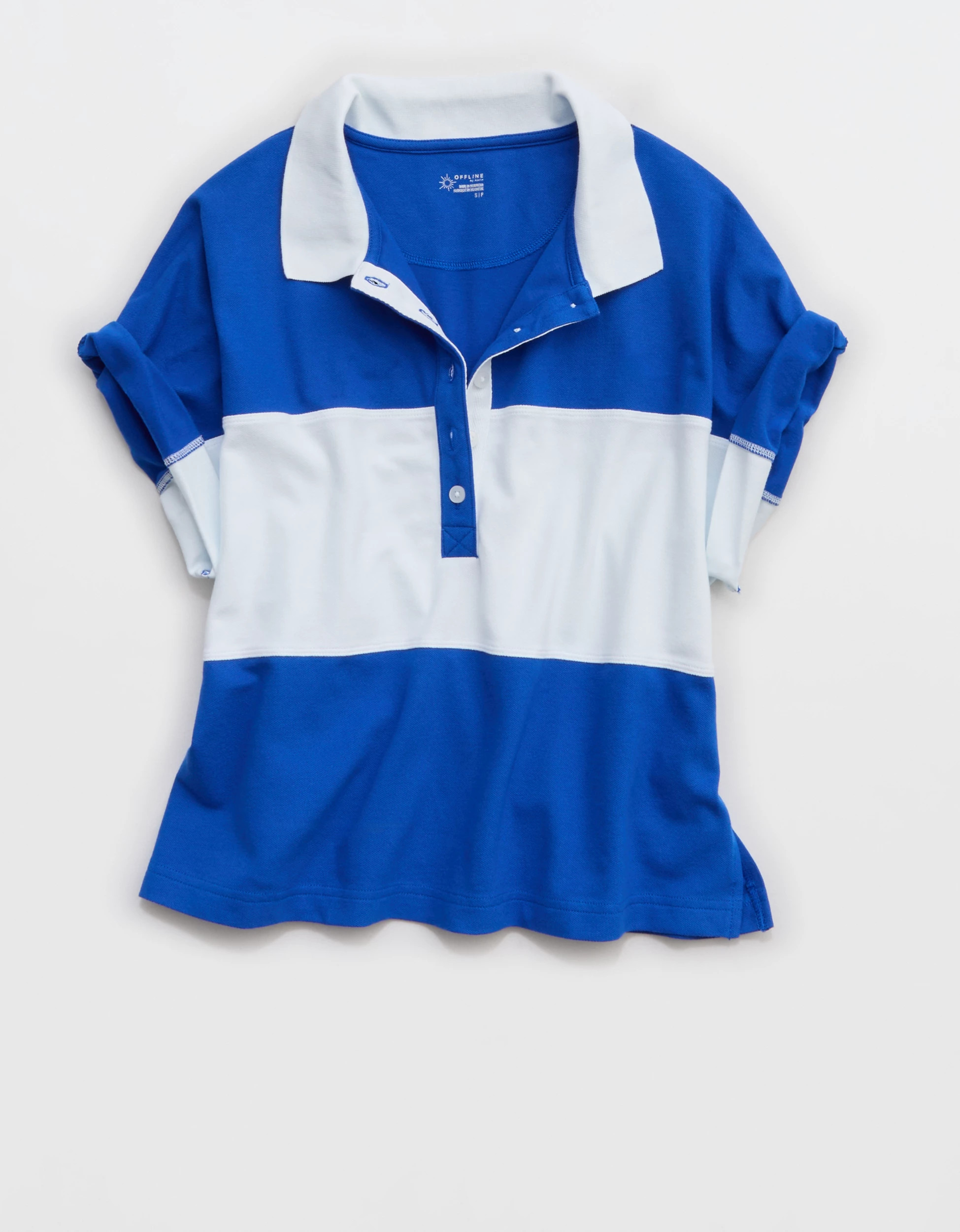 OFFLINE By Aerie Pique Rugby Polo T-Shirt | Aerie