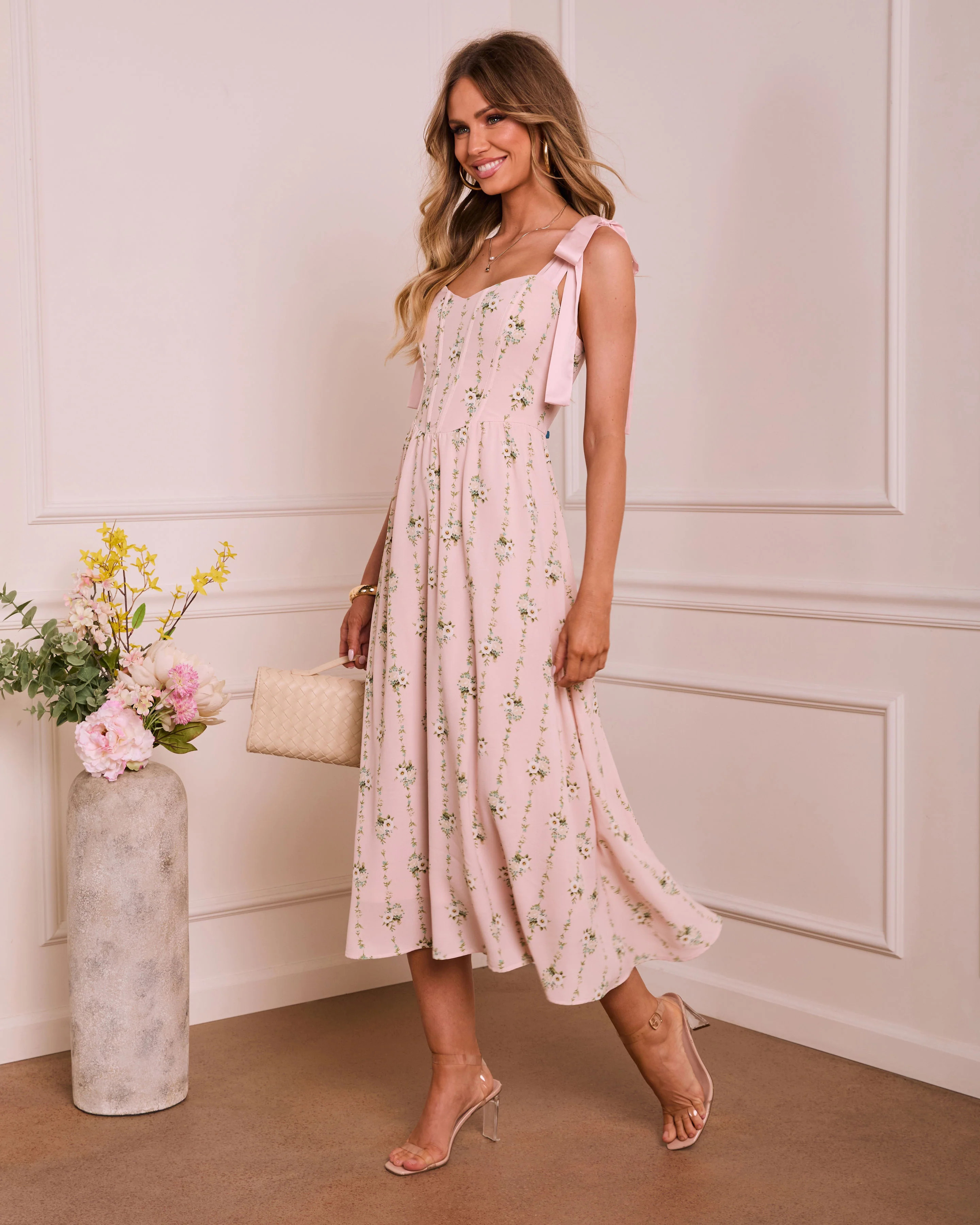 Meadow Fresh Floral Maxi Dress | VICI