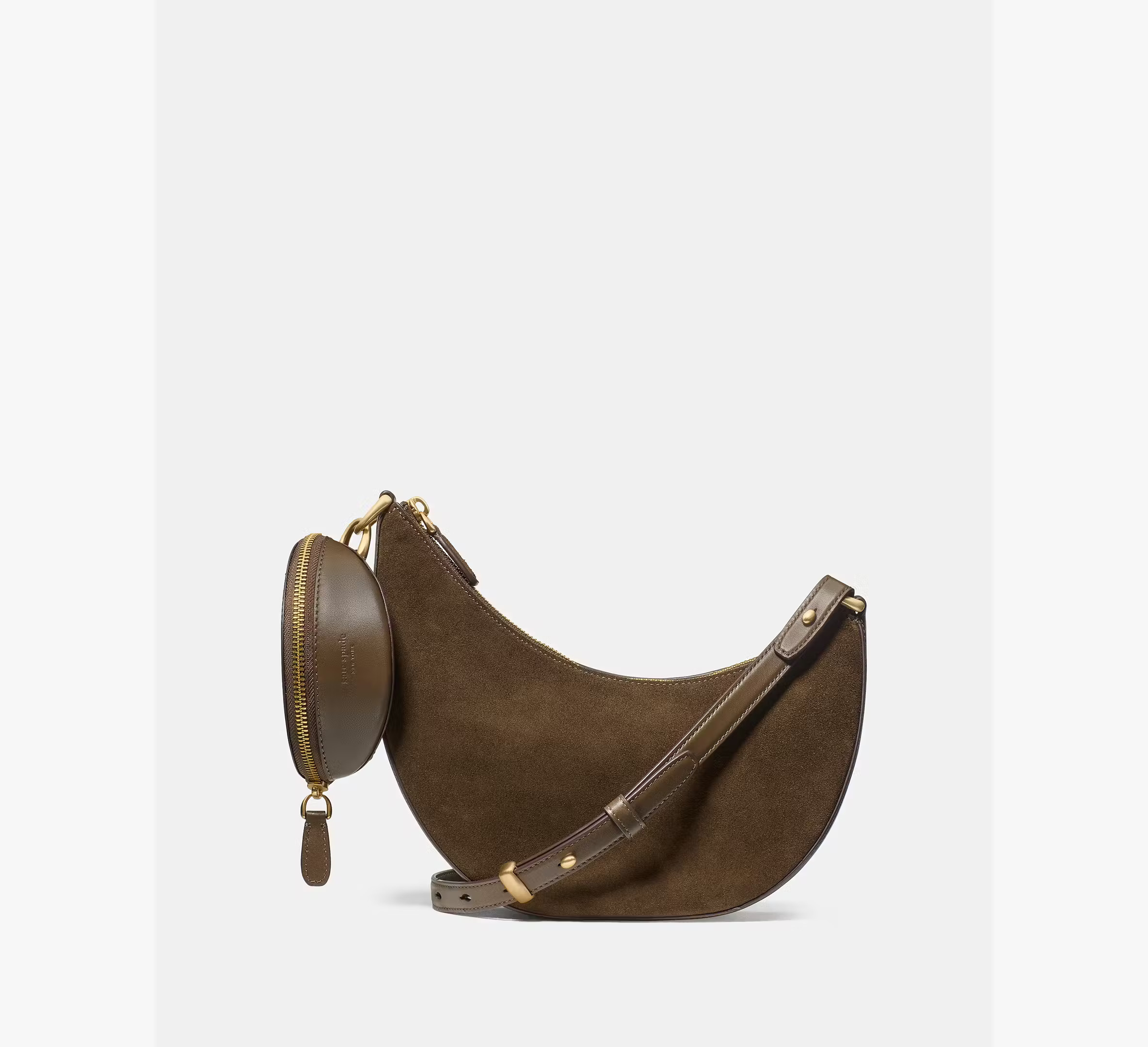 Kate Spade Duo Suede Crossbody, Burnt Sage | Kate Spade (US)