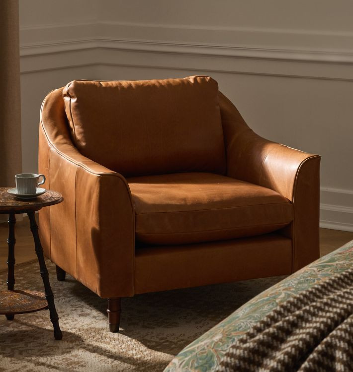 Luisa Leather Arm Chair | Rejuvenation
