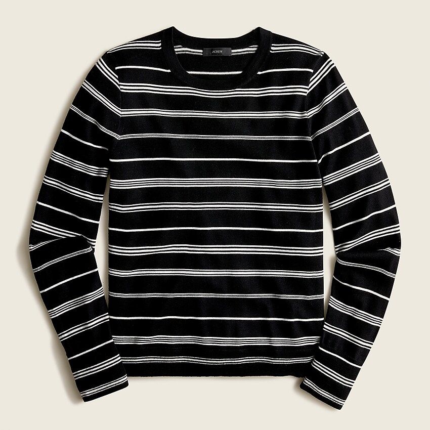 Margot crewneck sweater in stripe | J.Crew US