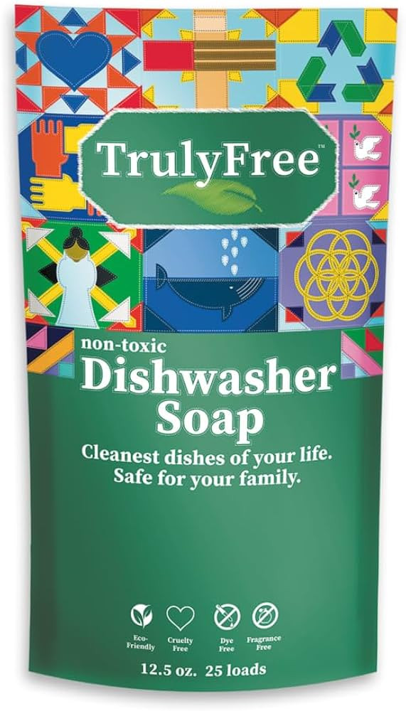 Truly Free Automatic Dishwasher Detergent Powder - Concentrated Dishwashing Detergent, Dish Soap,... | Amazon (US)