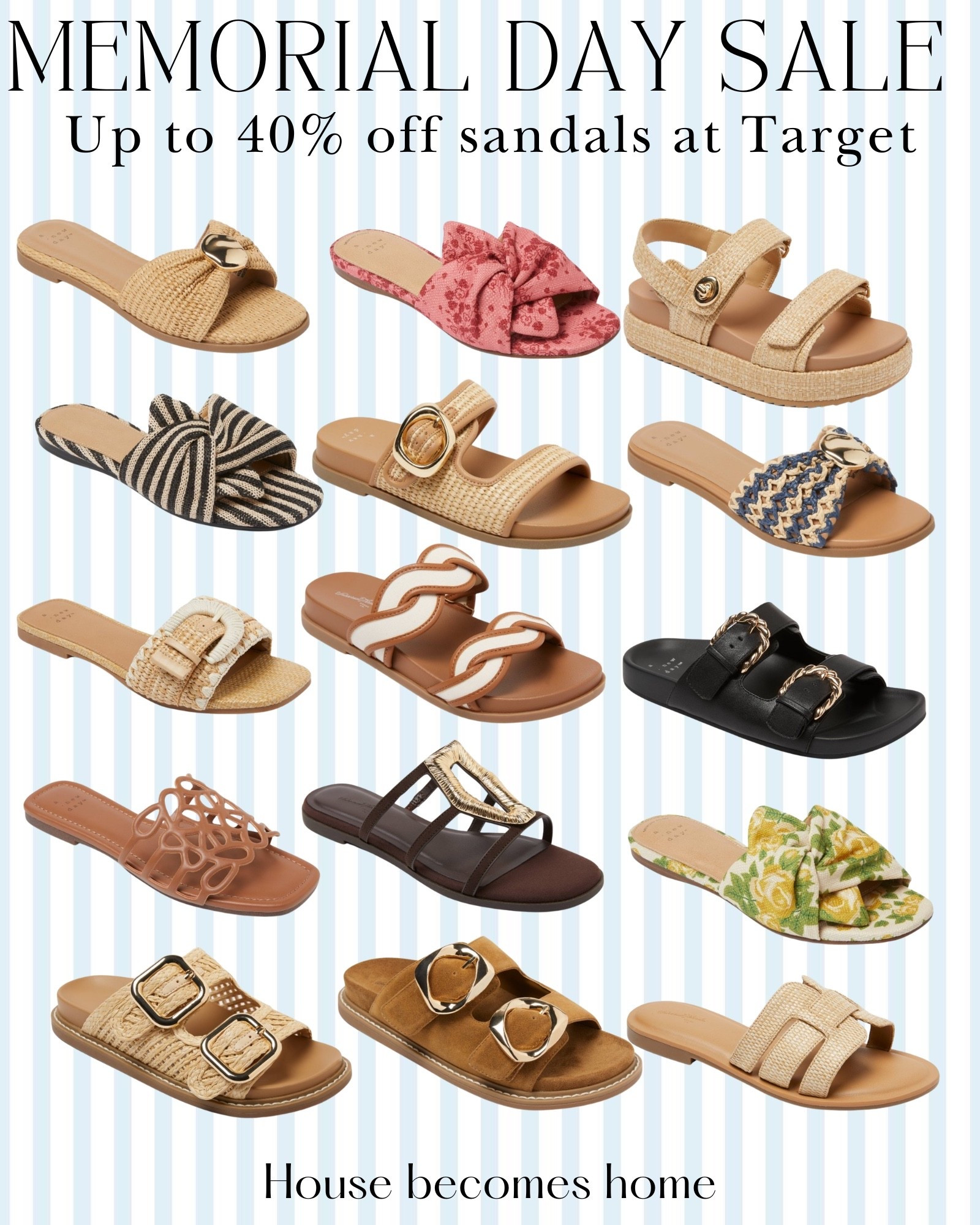 Target Memorial Day sale! Up to 40% off sandals!

#LTKSaleAlert #LTKSeasonal #LTKootd