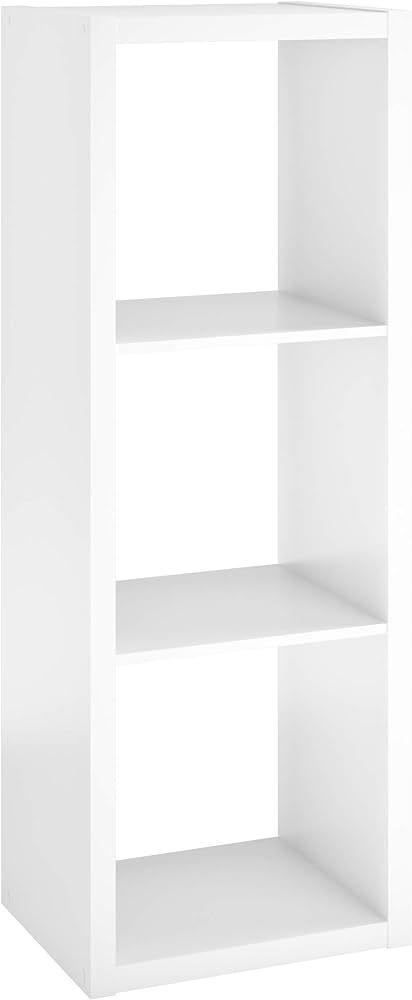 ClosetMaid 4542 Decorative Open Back 3-Cube Storage Organizer, White | Amazon (US)