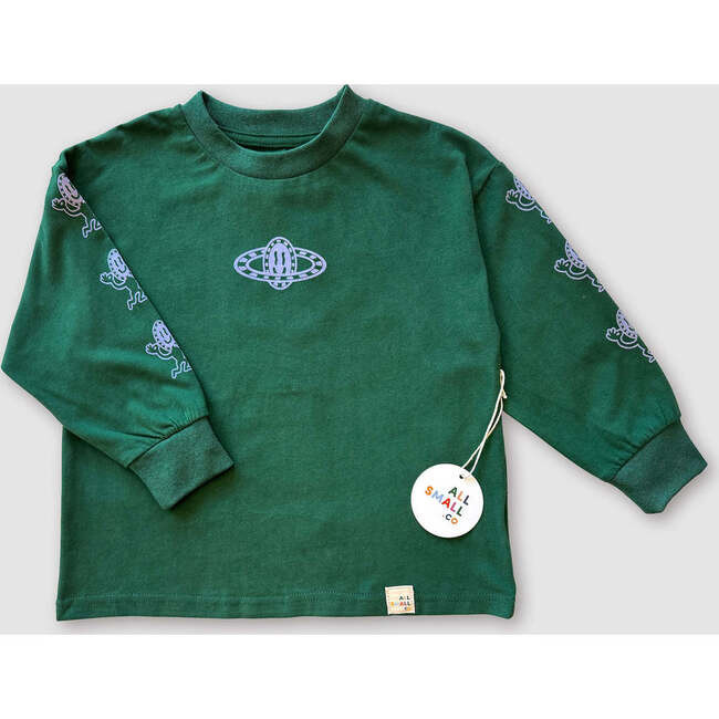 All Small Co | Space Cadet T-Shirt, (Green, Size 4Y) | Maisonette | Maisonette